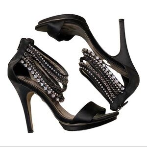 Zigi Soho Embellished Ankle Heels